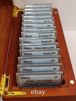 2012-s Silver Proof Set 14 Coins Anacs Pr70 Dcam First Day Of Issue