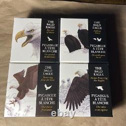2013 Canada Silver Bald Eagle 4 Coin Set