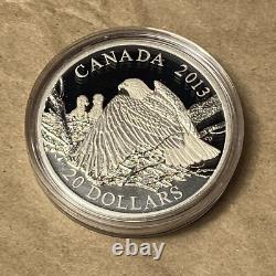 2013 Canada Silver Bald Eagle 4 Coin Set