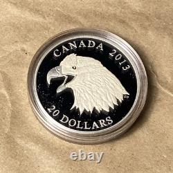 2013 Canada Silver Bald Eagle 4 Coin Set