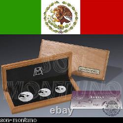 2013 LIBERTAD SILVER PROOF SET 3 Coins in Box & COA 1 1/2 1/4 Oz ONLY 1000