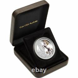 2013 Tuvalu Mythical Creatures UNICORN 1oz Silver Proof Coin Perth Mint