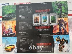 2014 Transformers 3 X 1oz. 999 Silver Proof Lenticular Coin Set withCOAs, No Box