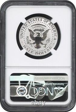 2014-W Kennedy 50th Anniversary High Relief Silver Coin Reverse Proof NGC PF70