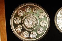 2015 7-Coin Mexican Silver Libertad Proof Set (Magnificent Seven in Wood Box)