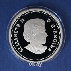 2015 Canada Silver Proof $20 coin Northern Lights The Raven in Case with COA