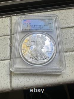 2015-W Proof American Silver Eagle Coin PCGS PR 70 DCAM