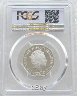 2016 Peter Rabbit 50p Fifty Pence Silver Proof Coin PCGS PR70 DCAM POP 2