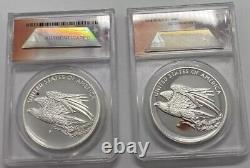 2016 W & S American Silver Liberty Medal Anacs Pr70 First Strike