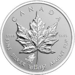 2016 Wolf Privy Silver Canadian Maple Leaf Reverse Proof Coin. 9999 (BU Lot 5)