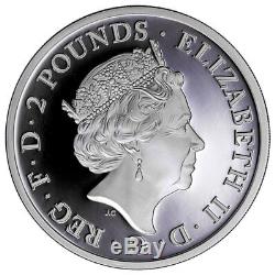 2017 Great Britain 1 oz Silver Britannia Proof £2 Coin In OGP SKU48982