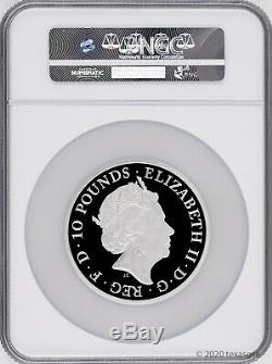 2017 Great Britain Queen's Beast Lion 10oz Silver Proof Coin NGC PF70 UltraCameo