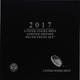 2017 Limited Edition Silver Proof Set Black Box & COA 7 Coins and Silver Eagle