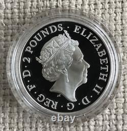2017 Royal Mint Britannia Silver Proof & Reverse Proof 1 Oz £2 Two-Coin Set