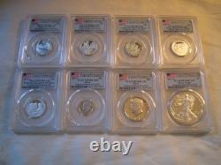 2017-S 8 piece Limited Edition silver proof set PCGS PR70 DCAM First Strike