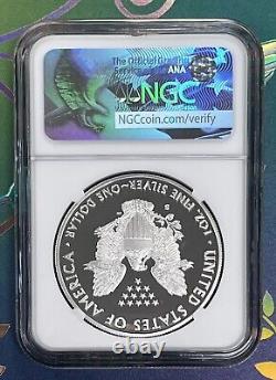 2017 S Proof Silver Eagle NGC PF69 Ultra Cameo Congratulations Set Early Release