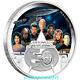 2017 Star Trek The Next Generation Crew 30th Anniversary 2oz Silver Proof Coin