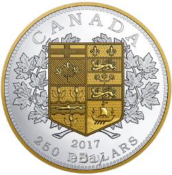 2017 Tribut First Canadian Gold Coin $250 Kilogram Pure Silver Proof Coin Canada