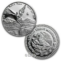 2018 Mexico 5-Coin Silver Libertad Proof Set (1.9 oz, Wood Box) SKU#162429