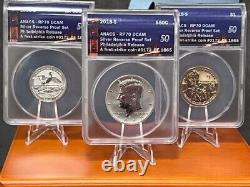 2018 S ANACS SILVER RP 70 DCAM 10 COIN SET Philadelphia Release First Strike