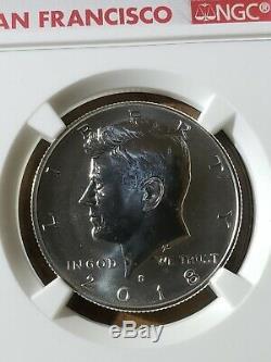2018 S Silver Kennedy Half Dollar Reverse Light Finish Coin NGC PF70 SKU C12