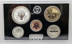 2018 S US Mint Silver Reverse Proof Set 10 Coins with Box & COA