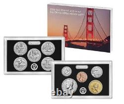 2018 San Francisco Mint Silver Reverse Proof Set 10 Coins (az2)