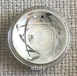 2018 The Earth and Beyond The Earth $5 Colourized Fine Silver Proof Domed Coin