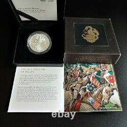 2018 The Queens Beasts Silver Proof 1oz The Red Dragon Of Wales