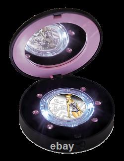 2019 Barbie 60th Anniversary 1 oz Silver Proof Colorized $1 Coin