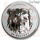 2019 Grizzly Bear Multifaceted Animal Head #2 $25 EHR Proof Pure Silver Coin