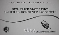 2019 Limited Edition Silver Proof Set Exact Coins In Pics Mint Box & COA 8028