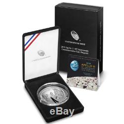 2019-P Proof $1 Apollo 11 50th Anniversary 5oz. Silver Coin, OGP & COA FREE SHIP