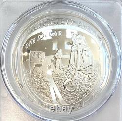 2019-P Proof Apollo 11 50th Anniversary 5 oz PCGS PR69 DCAM Silver Dollar Coin