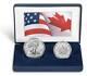 2019 Pride Of Two Nations Limited Edition 2-Coin Silver Proof Set. U. S. & Canada