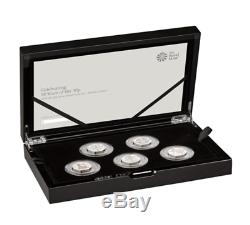 2019 ROYAL MINT 5 COIN SILVER PROOF 50p CULTURE SET INCL. KEW GARDENS SOLD OUT