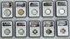 2019-S 10-Coin Silver Proof Set, NGC Certified PF-70 Ultra Cameo, FDOI