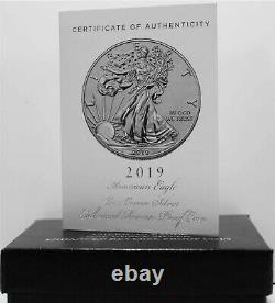 2019 S American Eagle One Ounce Silver Enhanced Reverse Proof Coin 19XE