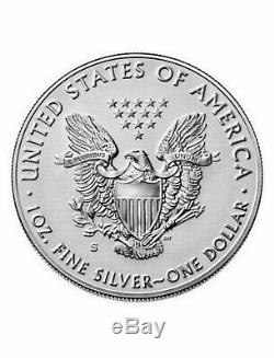 2019 S American Eagle One Ounce Silver Enhanced Reverse Proof Coin 19XE IN HAND