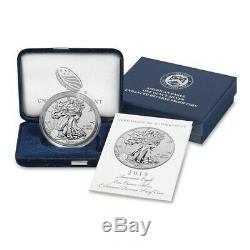 2019 S American Eagle One Ounce Silver Enhanced Reverse Proof Coin 19xe