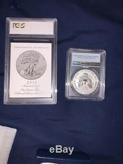 2019-S American Eagle One Ounce Silver Enhanced Reverse Proof Coin PCGS PR69