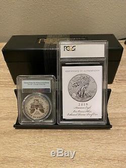 2019-S American Eagle One Ounce Silver Enhanced Reverse Proof Coin PCGS PR69 FS