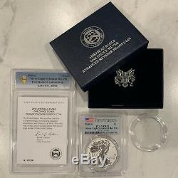 2019-S American Eagle One Ounce Silver Enhanced Reverse Proof Coin PR70 PCGS FS