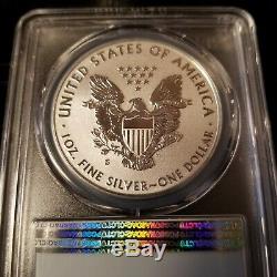 2019-S American Eagle Silver Enhanced Reverse Proof Coin IN HAND FIRST STRIKE