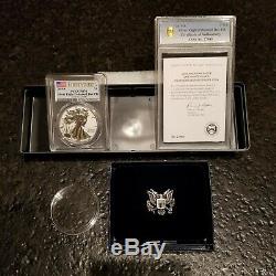 2019-S American Eagle Silver Enhanced Reverse Proof Coin PR70 FIRST STRIKE