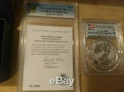 2019 S American Eagle Silver Enhanced Reverse Proof Coin Pcgs First Strike