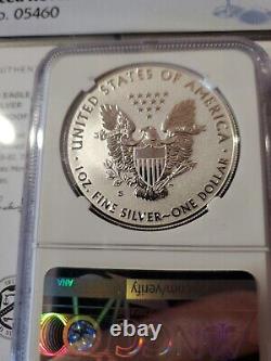 2019 S ENHANCED REVERSE PROOF SILVER EAGLE PF 70 Comes in Scratch Resist. Holder