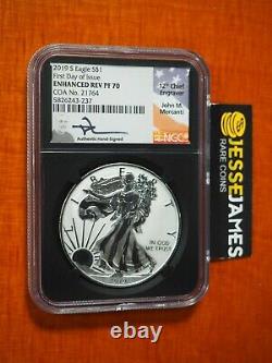2019 S Enhanced Reverse Proof Silver Eagle Ngc Pf70 First Day Of Issue Mercanti