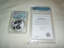 2019-S Enhanced Reverse Proof Silver Eagle PCGS PR69 First Strike with COA