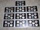 2019 Silver Quarter Proof Sets (10sets 50Coins) as pictured No COA, No Box 99.9%